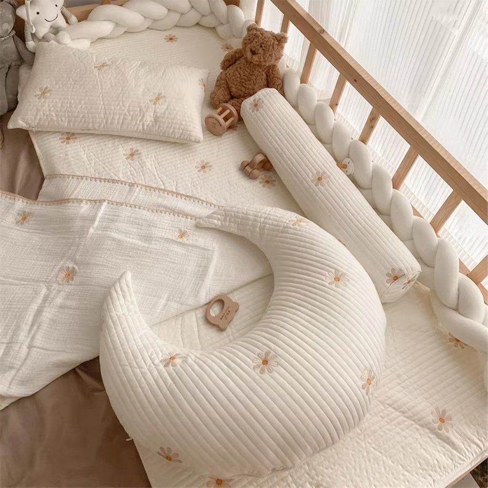 Ammepude i bomuld – Måneformet ammepude til baby | Mor Og Børn - Billede 2