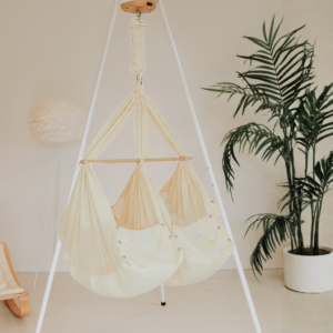 Leje TvillingeSlyngevugge -  Stativ med Balance Vuggemotor | Mor Og Børn